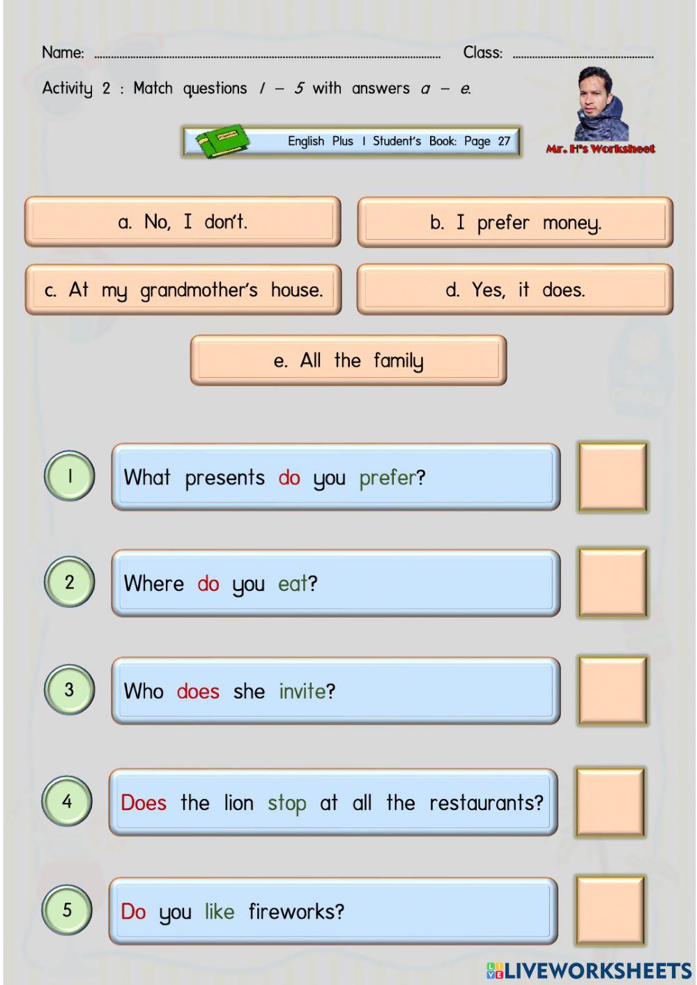 English Year 5 Unit 2 Week 27