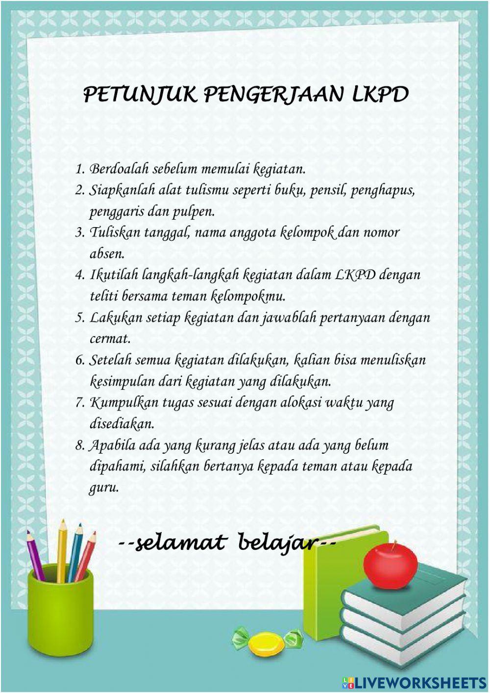 Tema 2 Sub tema 2 Pembelajaran 1