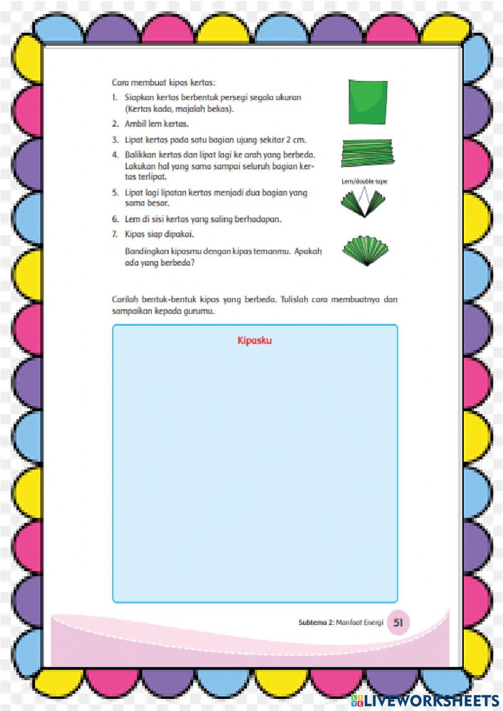 Lkpd tema 2 subtema 2 pembelajaran 1 kelas 4