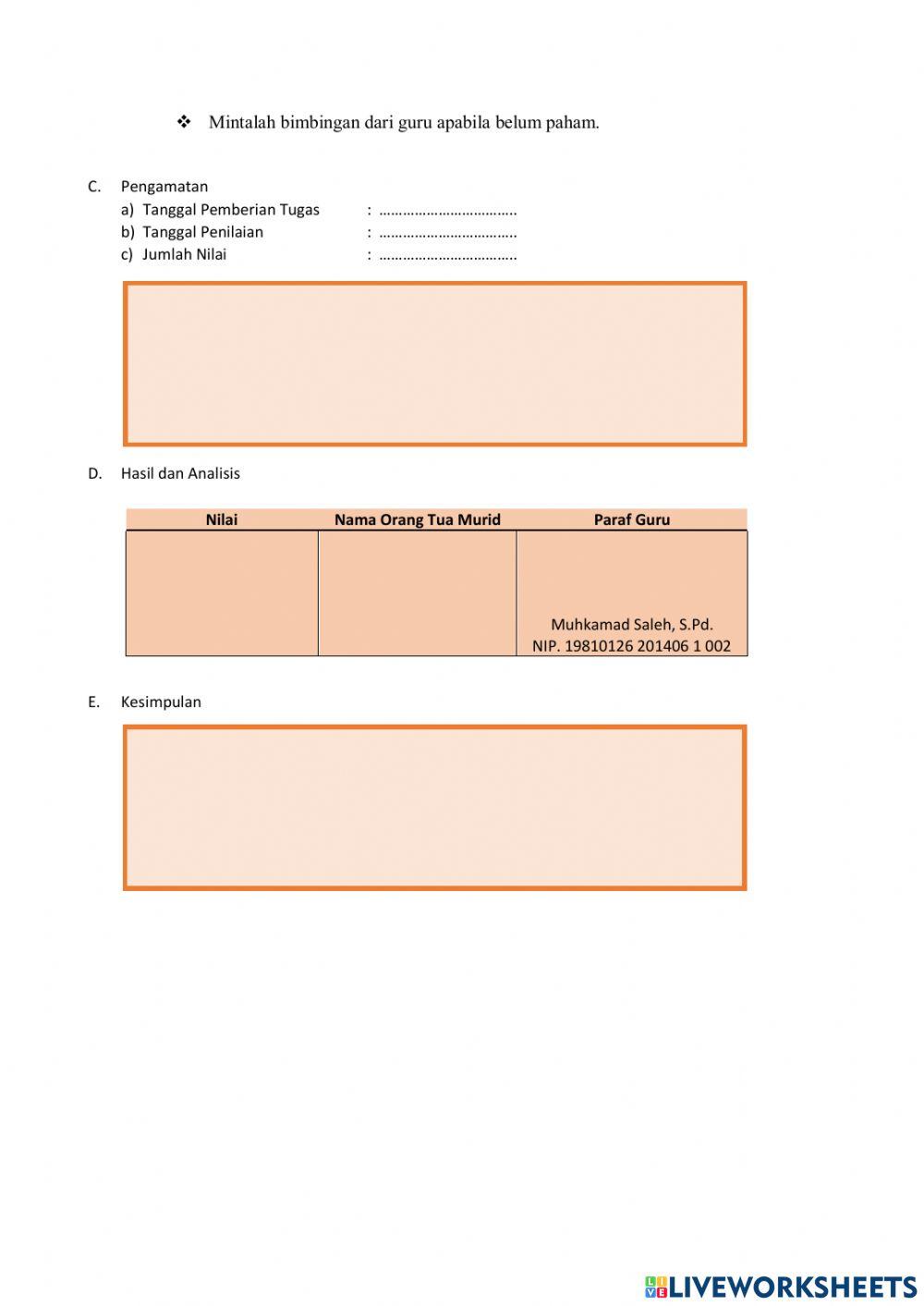 LKPD Tema 3 Subtema 2 Pembelajaran 3