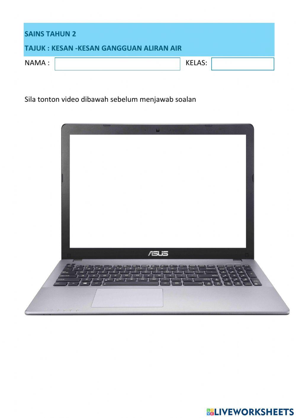 Sains tahun2 - kesan gangguan aliran air