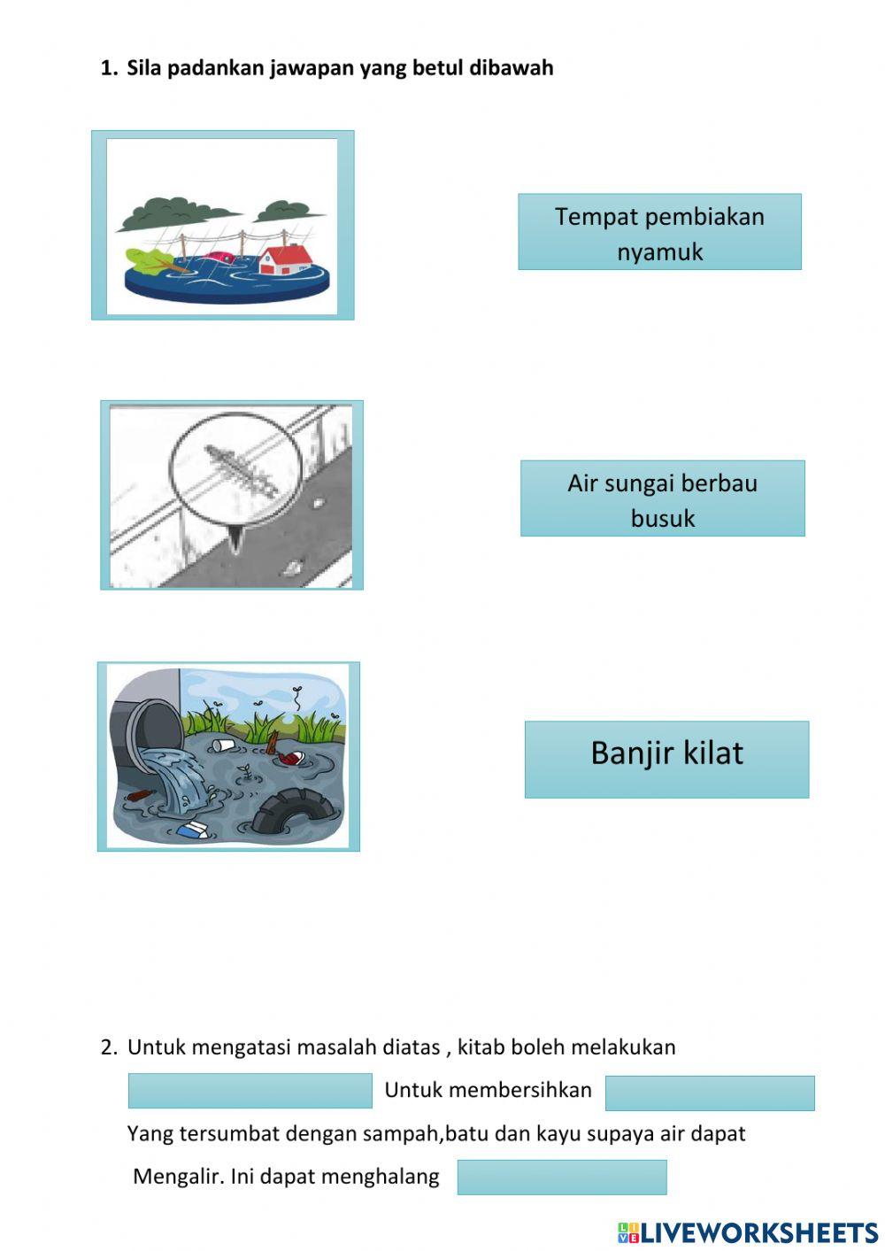 Sains tahun2 - kesan gangguan aliran air