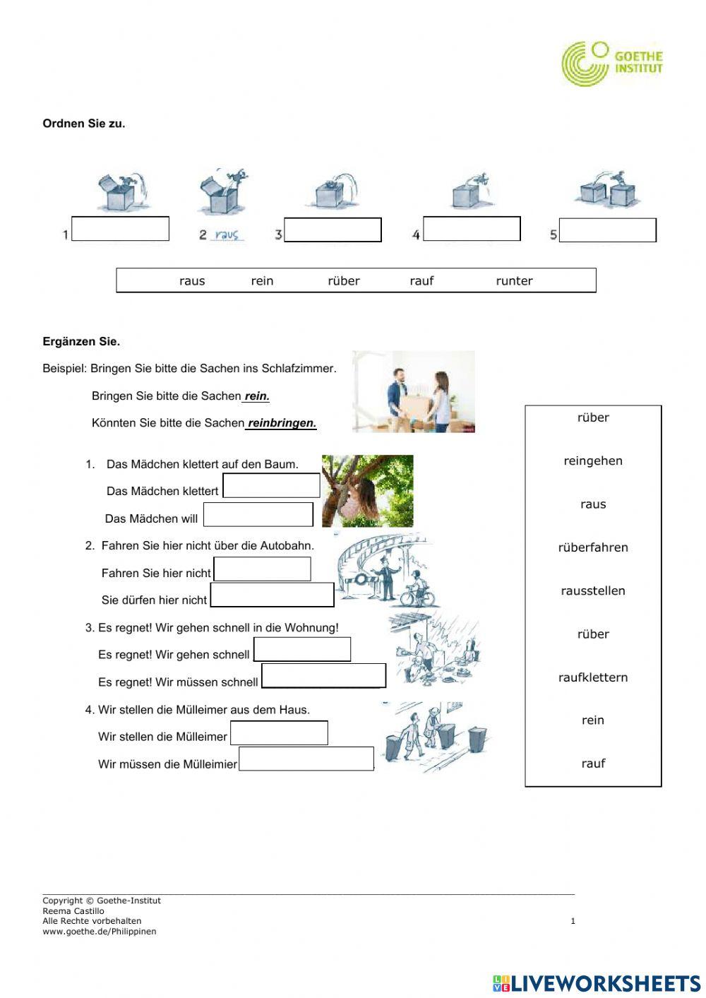 Direktionaladverbien