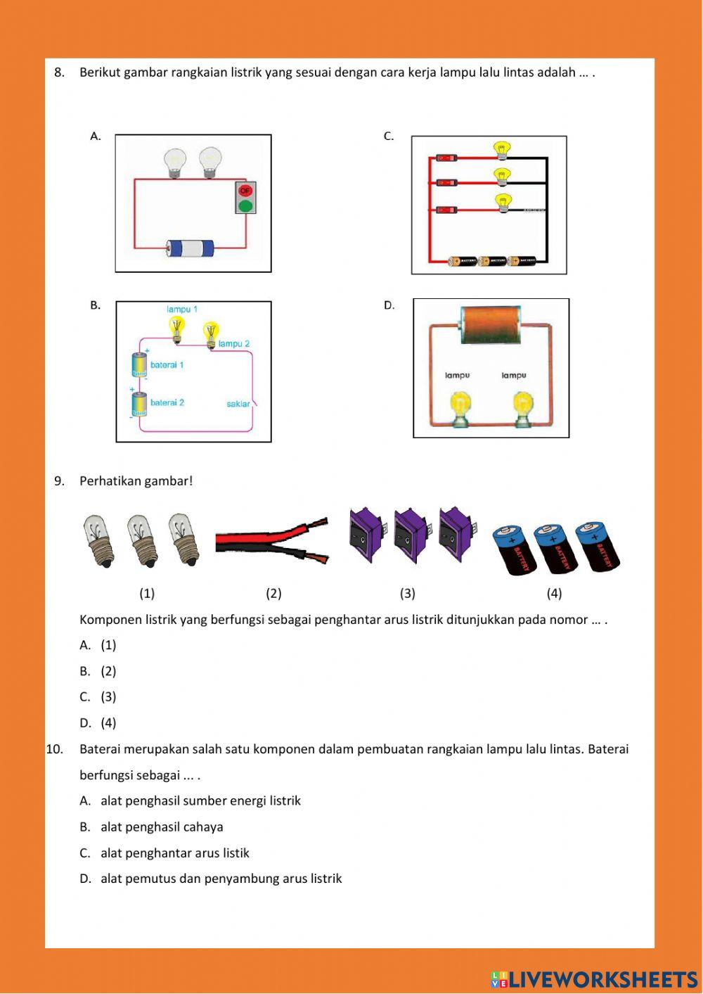 Evaluasi Tema 3 Subtema 2 Pembelajaran 3