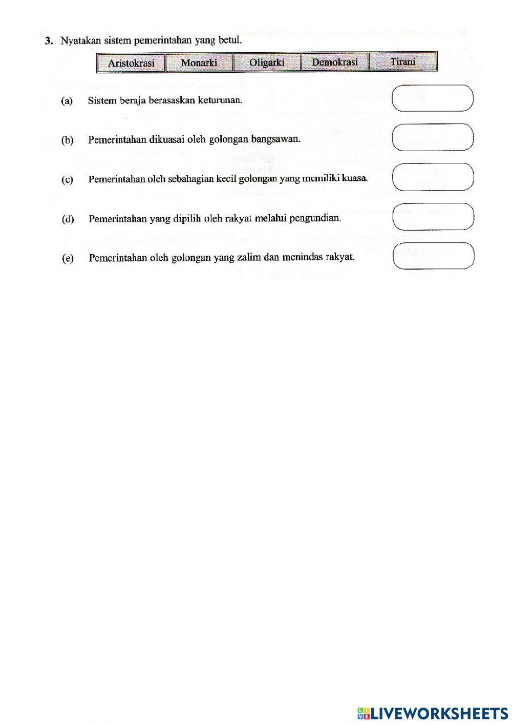 Ujian bab 6 peningkatan tamadun yunani dan rom
