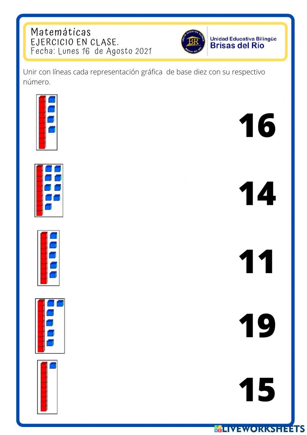 Ejercicios de números naturales