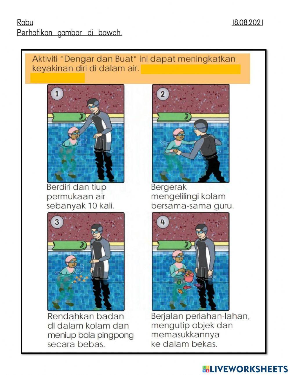 Dengar Dan Buat (Keyakinan di Dalam Air)