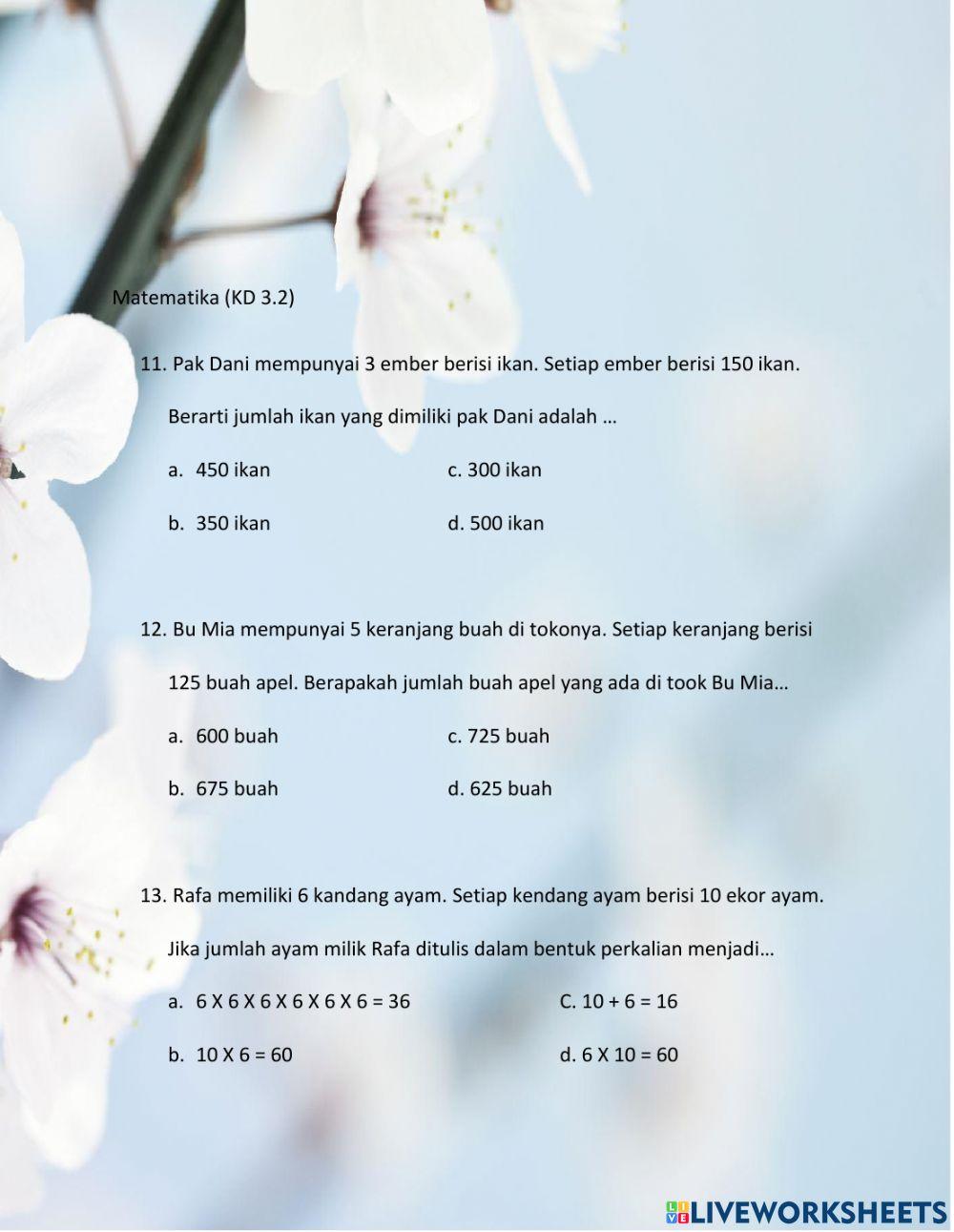 Ph tema 1 subtema 3 kelas 3