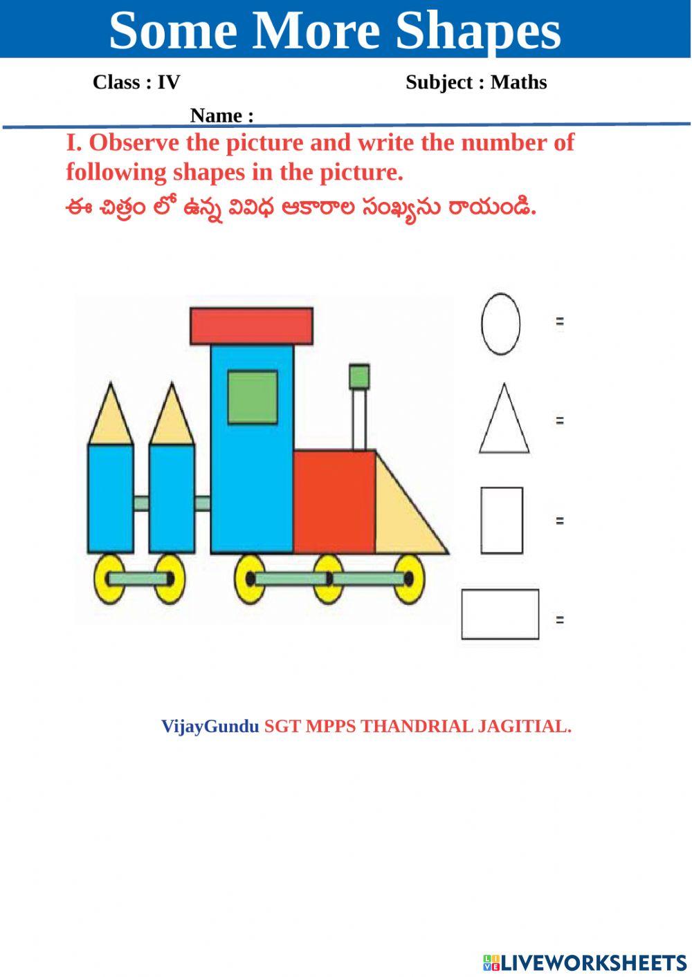 4th maths shapes 3 by VijayGundu 4th maths shapes 3 by VijayGundu