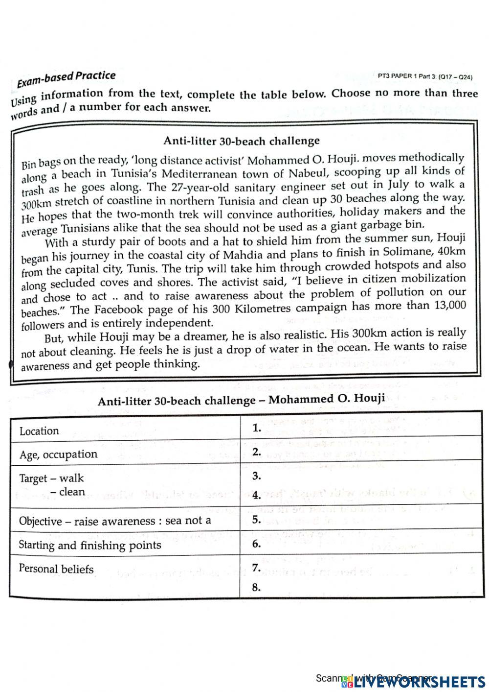 F3 Unit 8 Time To Spare (Reading PBD)