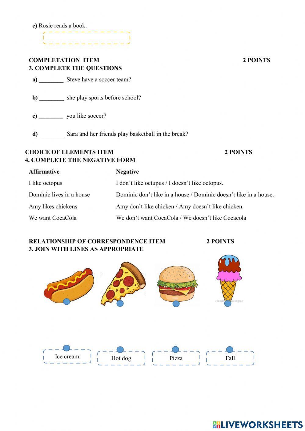 Evaluación Segundo Parcial
