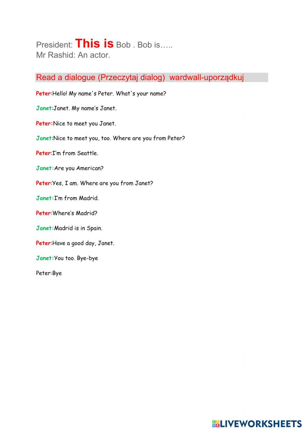 L013Nice to meet you