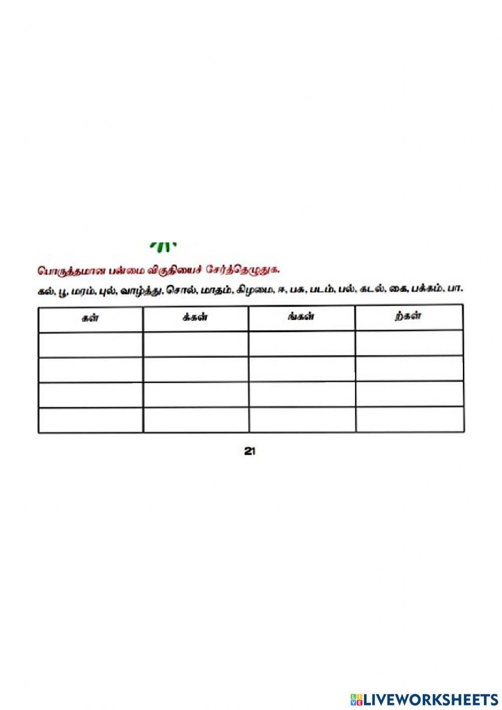 8th Tamil Unit-1 Objective types