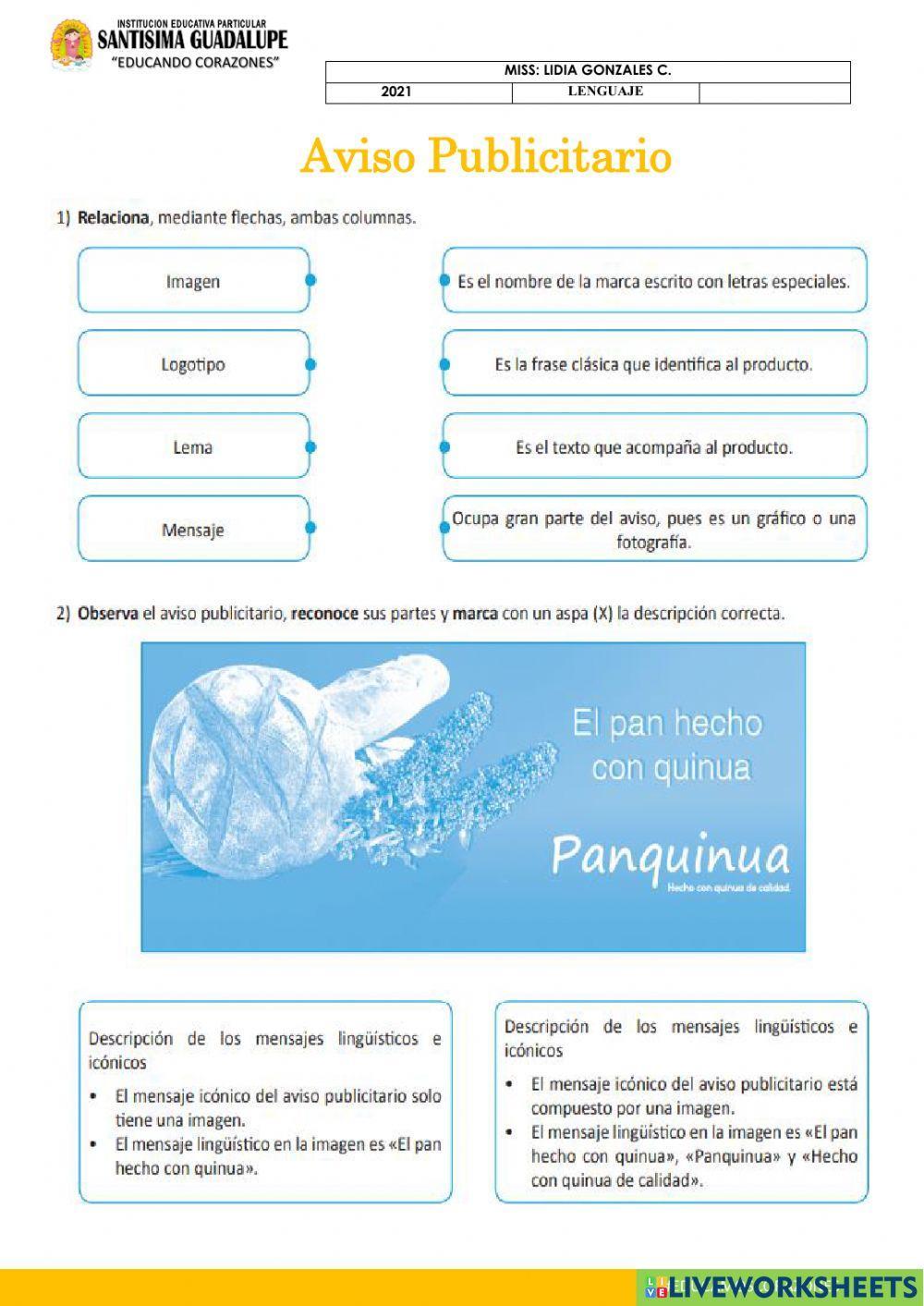 Avuiso de la publidad