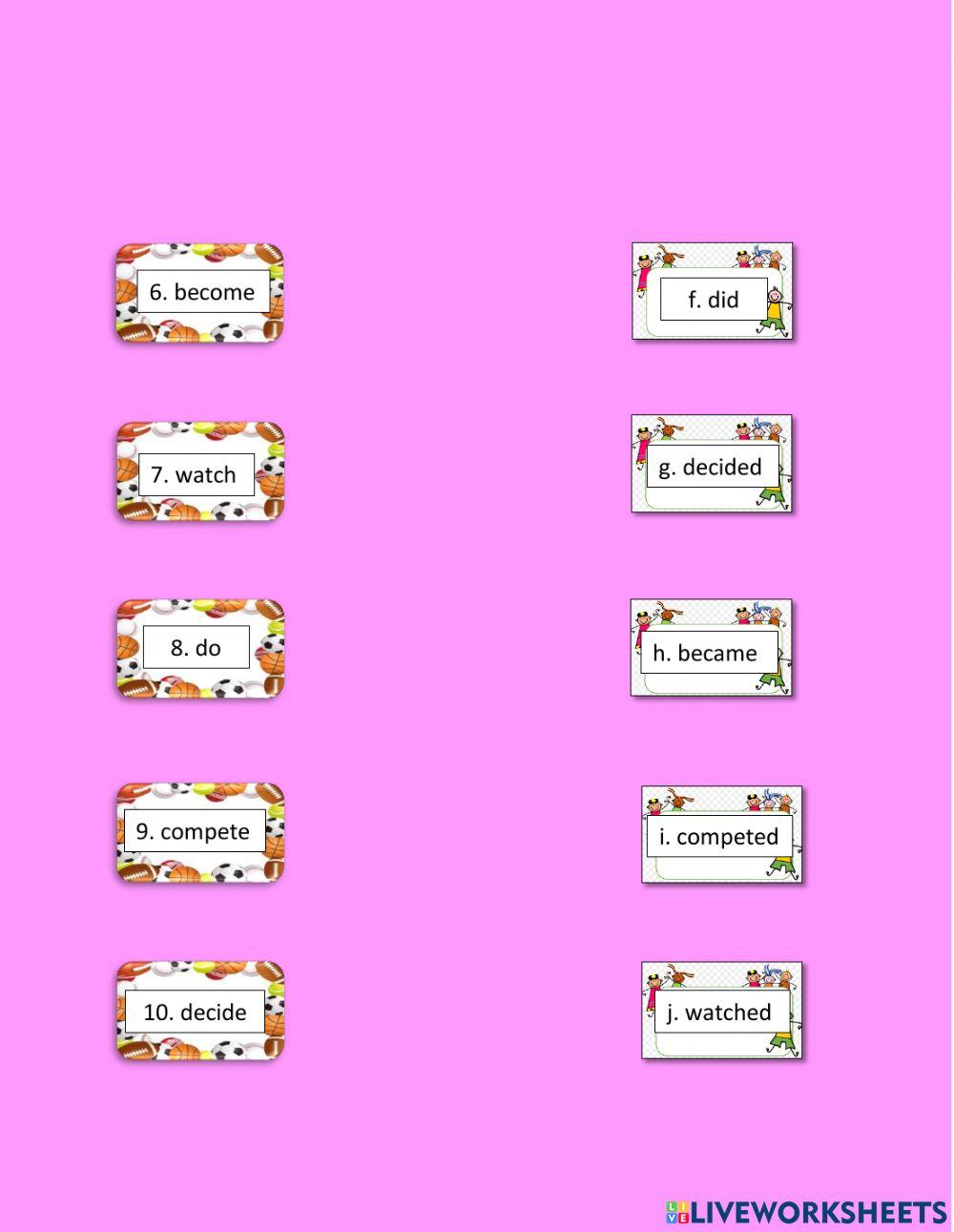 Unit 6 sports page 66