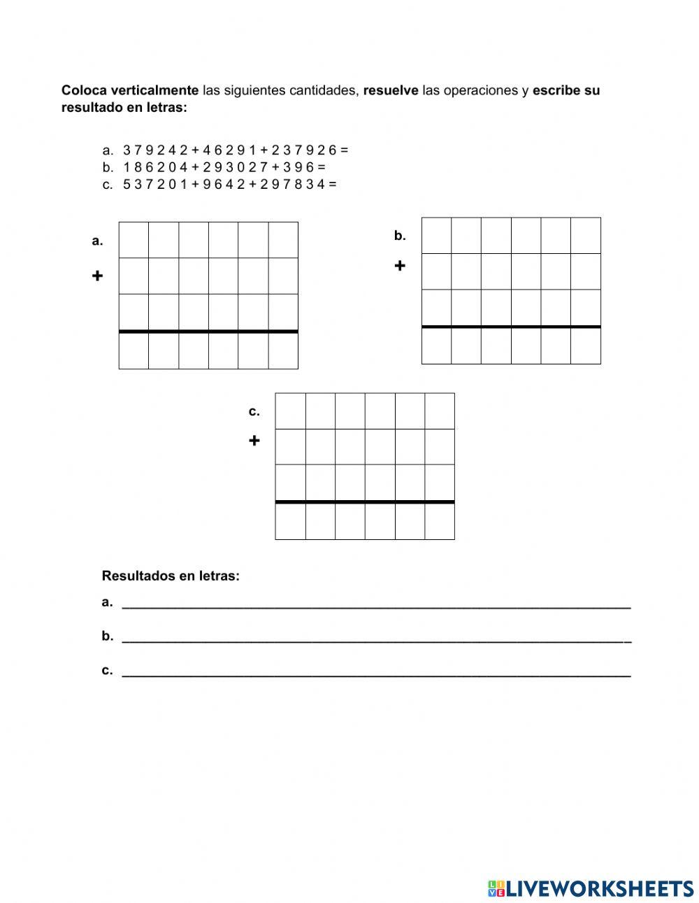 Propiedad asociativa y modulativa de la suma
