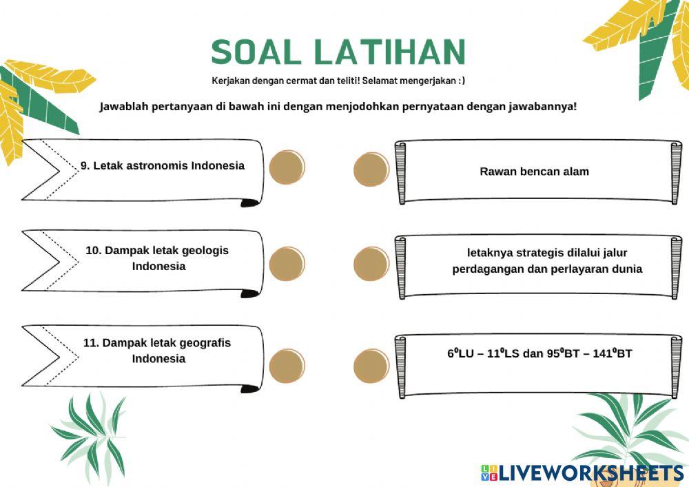 LKPD Letak dan Luas Indonesia