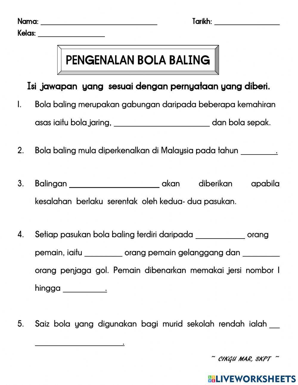 Pengenalan Bola Baling