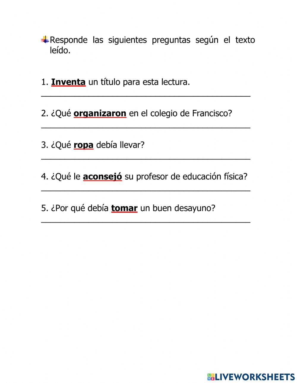 Actividad 13 refuerzo lector