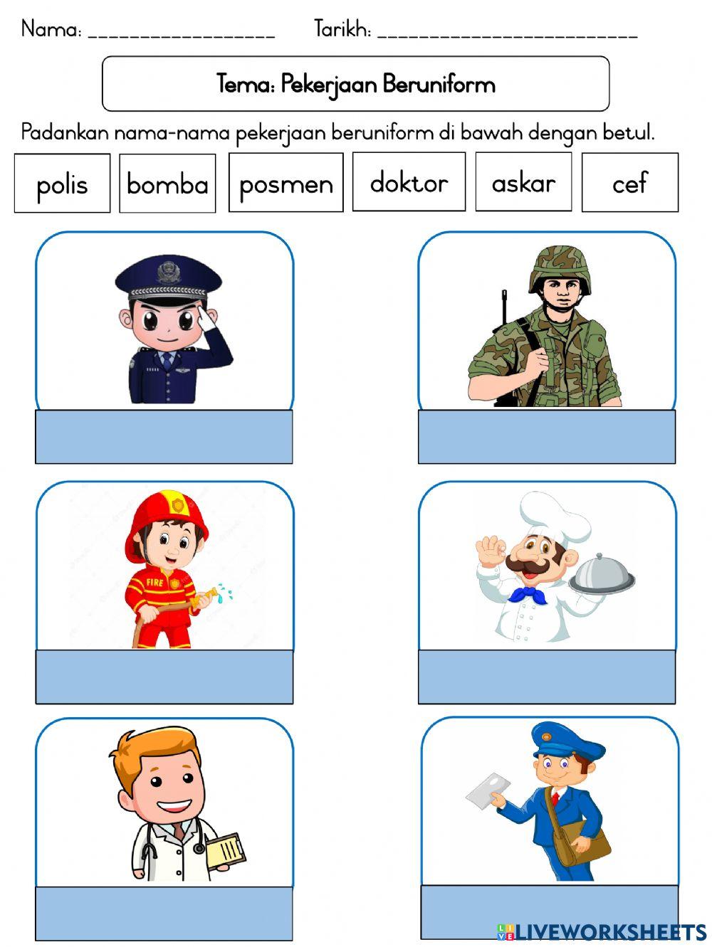 Pekerjaan Beruniform