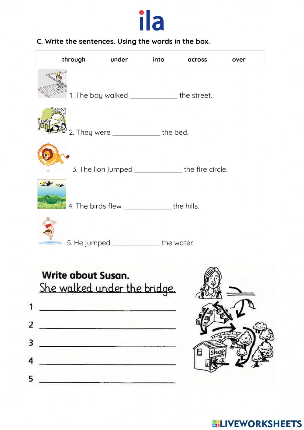 J2B Prepositions of movement 2