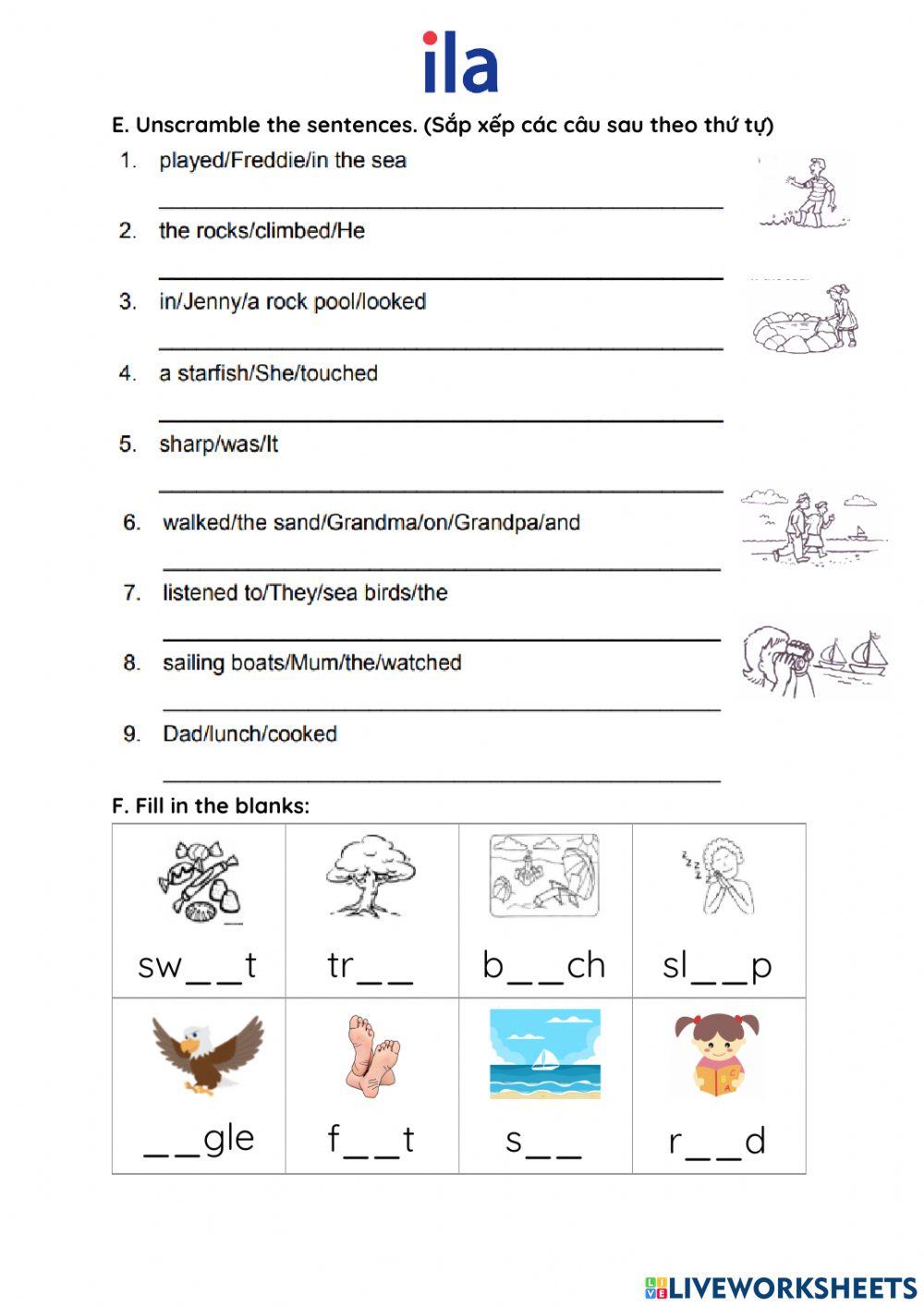 J2B EOMT Revision Past Simple