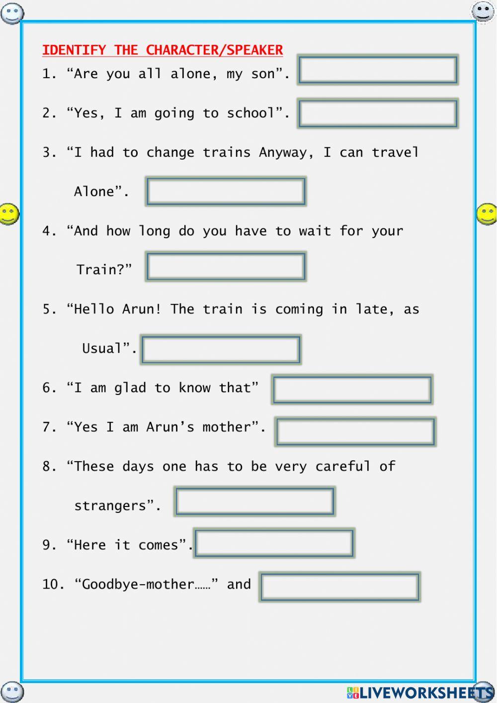 Grade 8, Supplementary Unit 1, The Woman On Platform 8