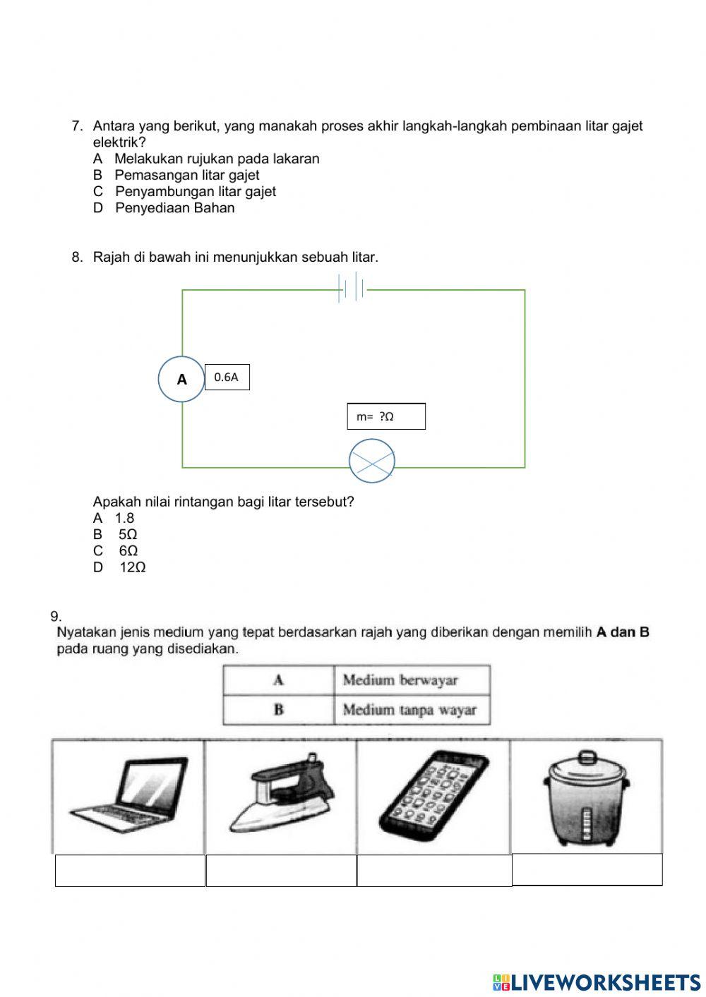 Rbt tingkatan 2-elektrik
