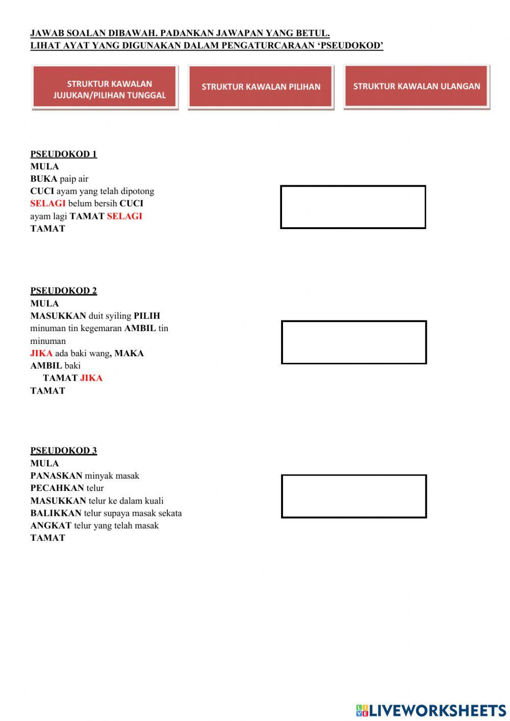 Pengaturcaraan TAHUN 5