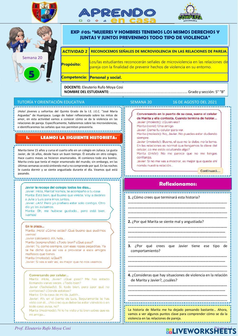 Reconocemos señales de microviolencia en las relaciones de pareja