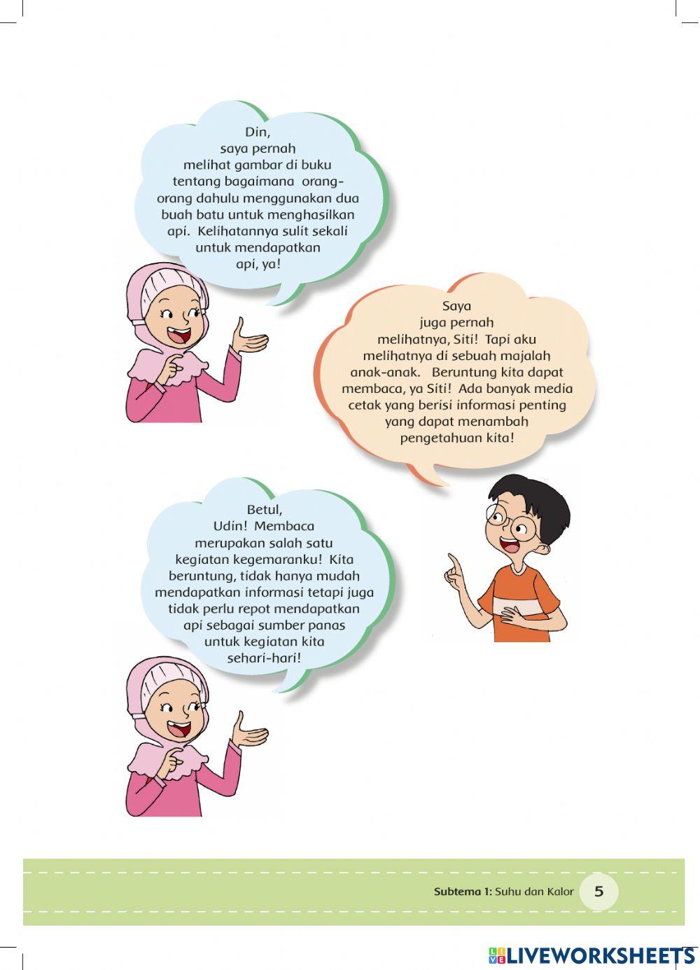 Tema 6 Subtema 1 Pembelajaran 1