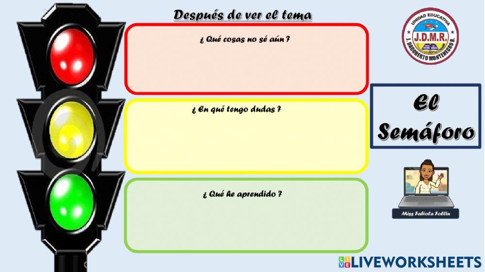 El semáforo para después de ver el tema