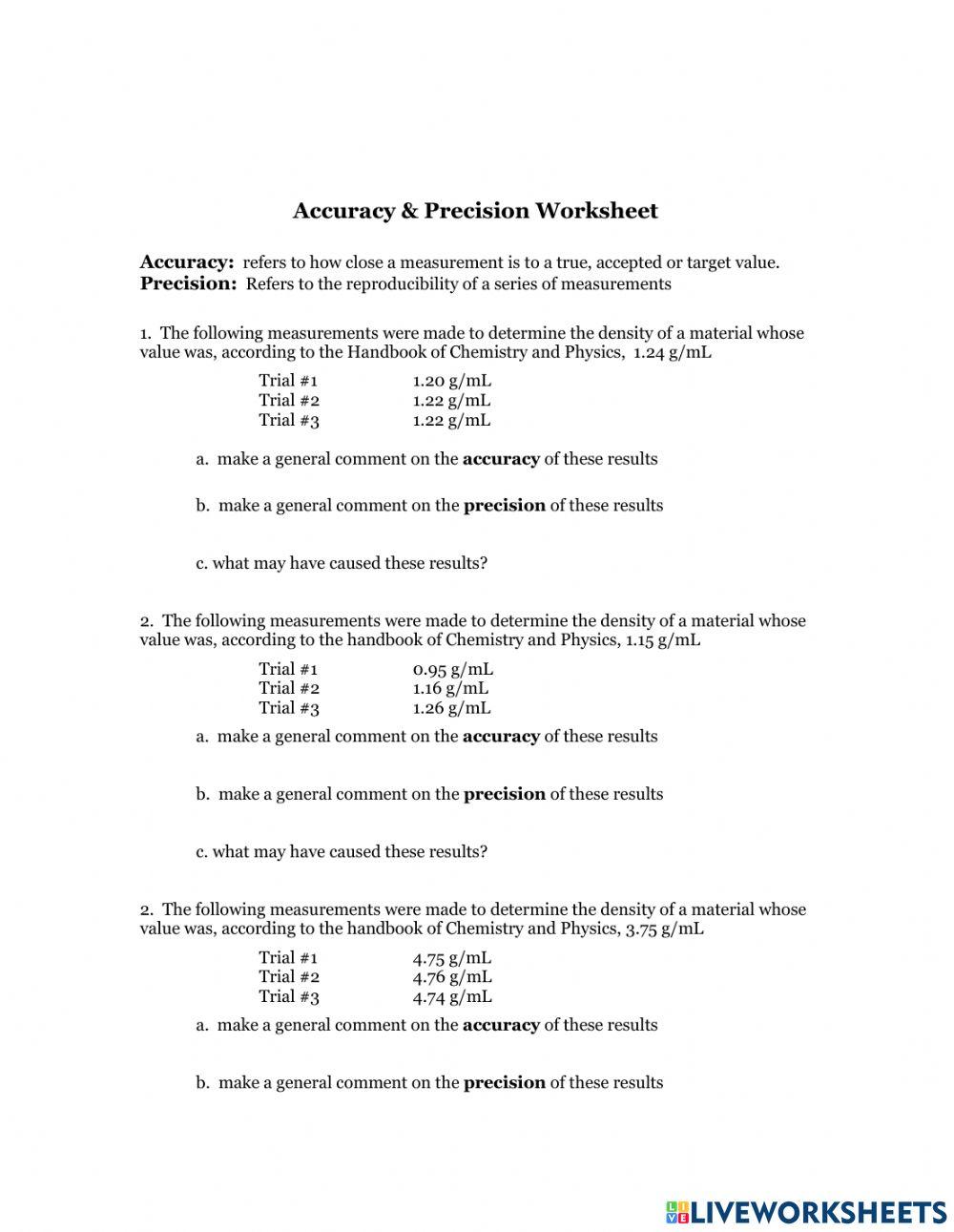 accuracy-and-precision-interactive-worksheet-live-worksheets