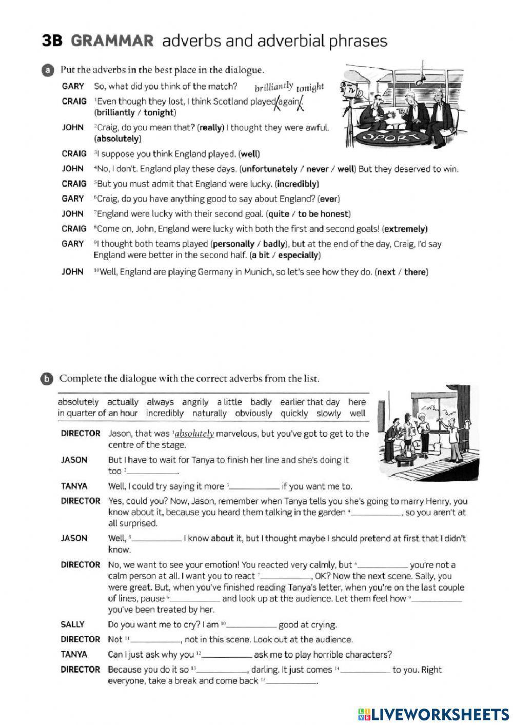 TEST UNIT 3 - 4th YEAR upper-intermediate