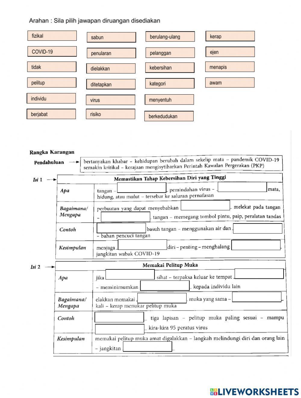 Karangan Respons Terhad
