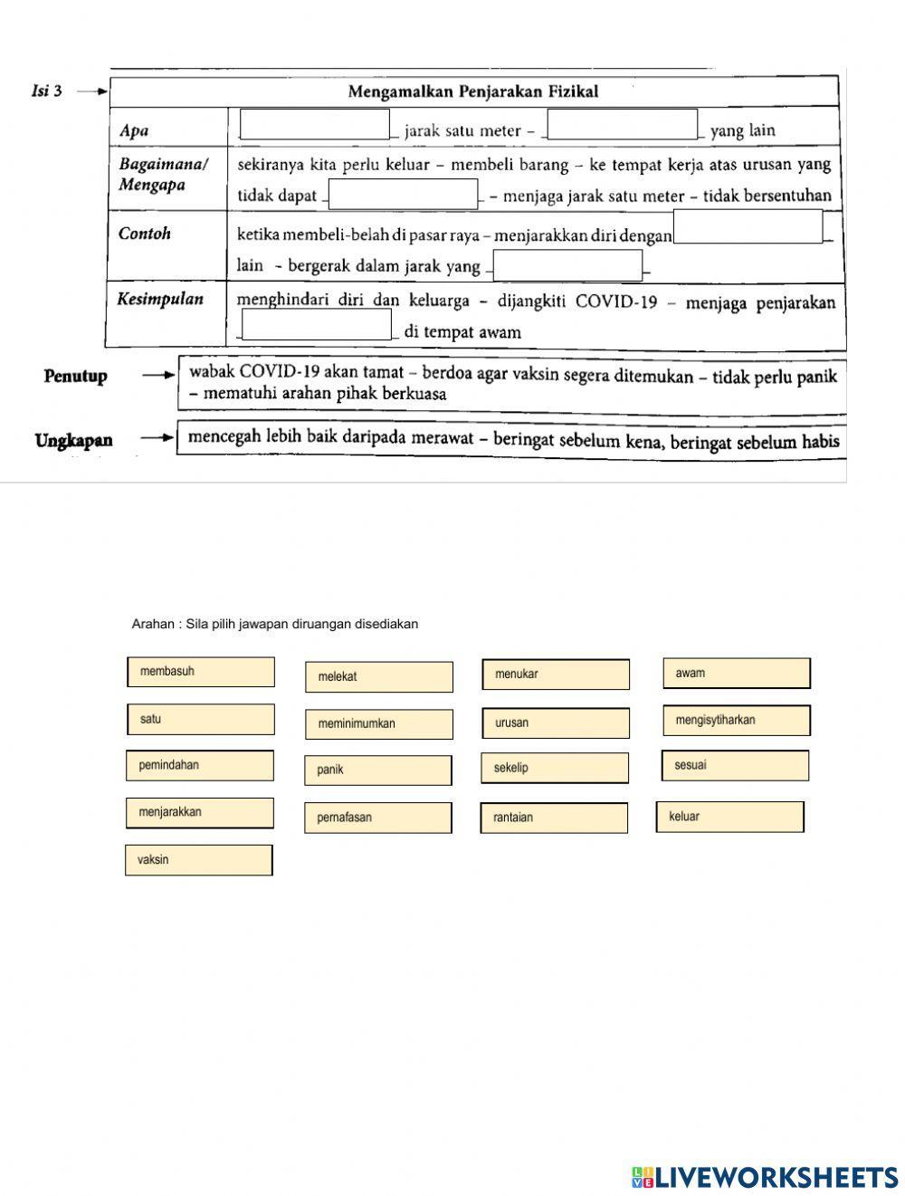 Karangan Respons Terhad