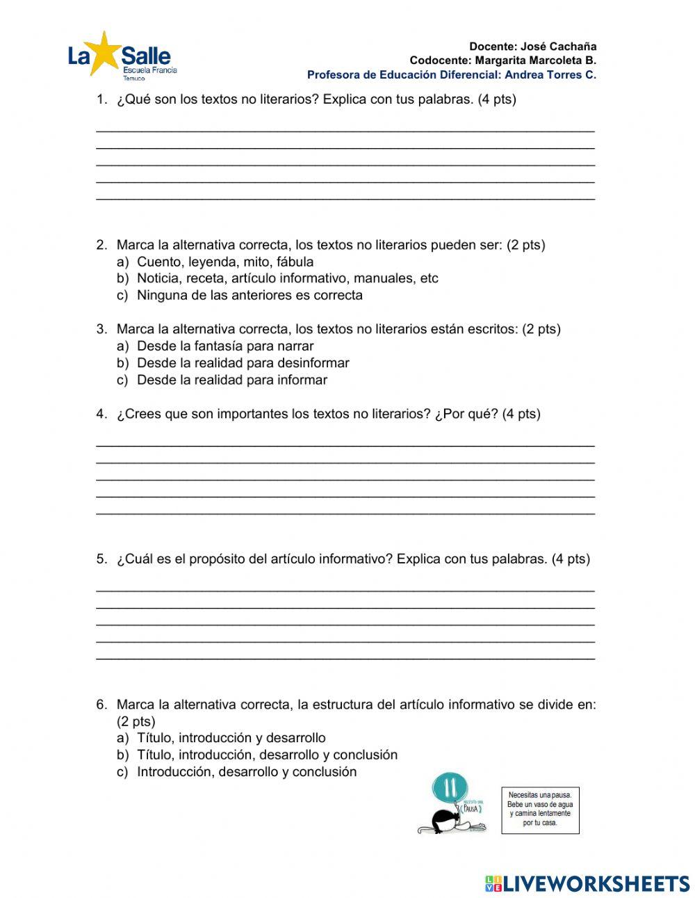 Textos No Literarios