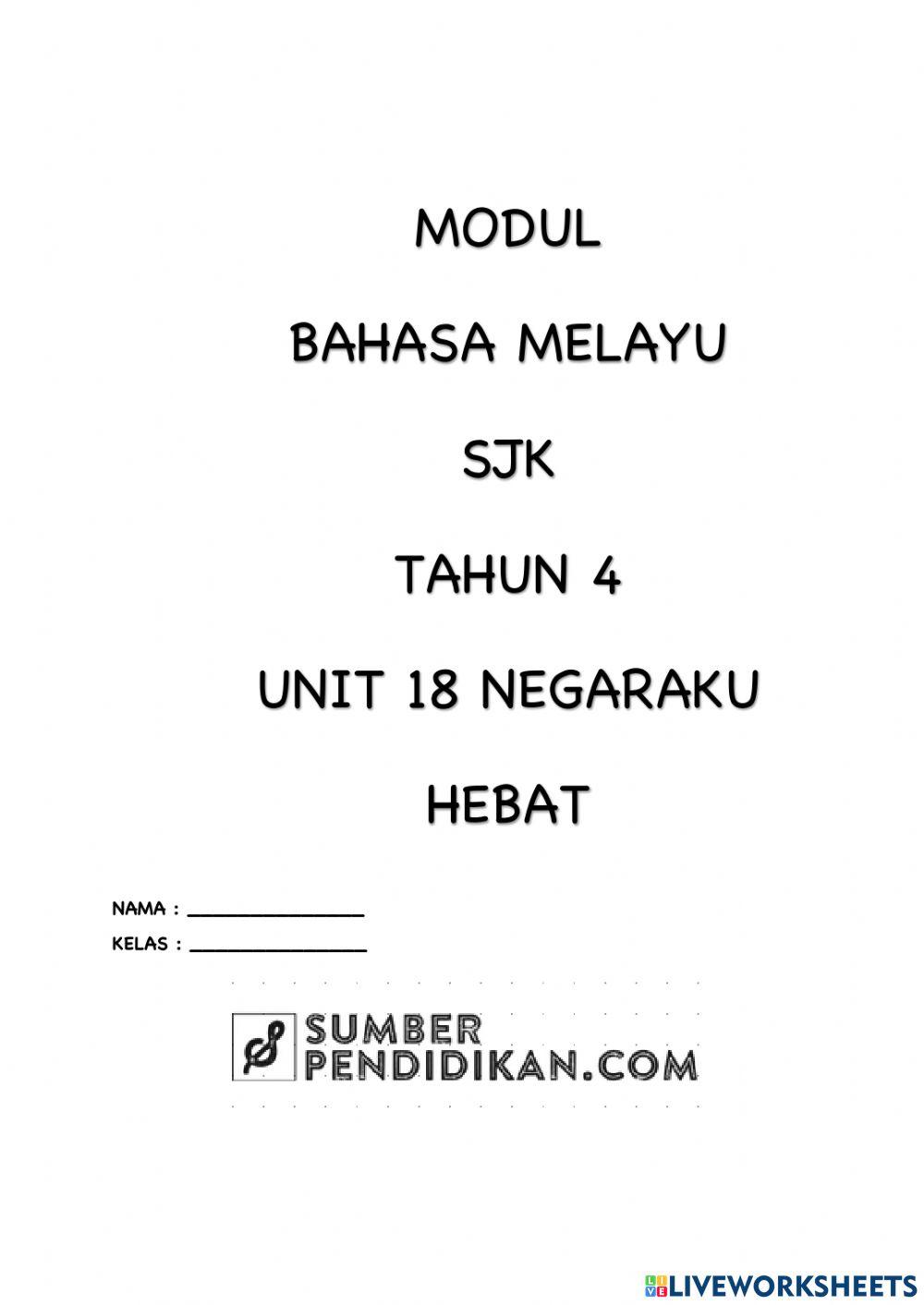 Modul bm tahun 4 unit 18