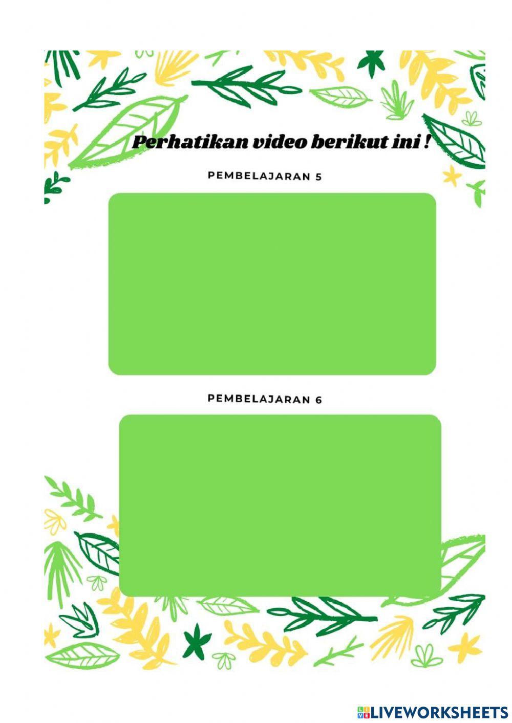 LKPD Tema 2 Sub Tema 1 PB 5-6