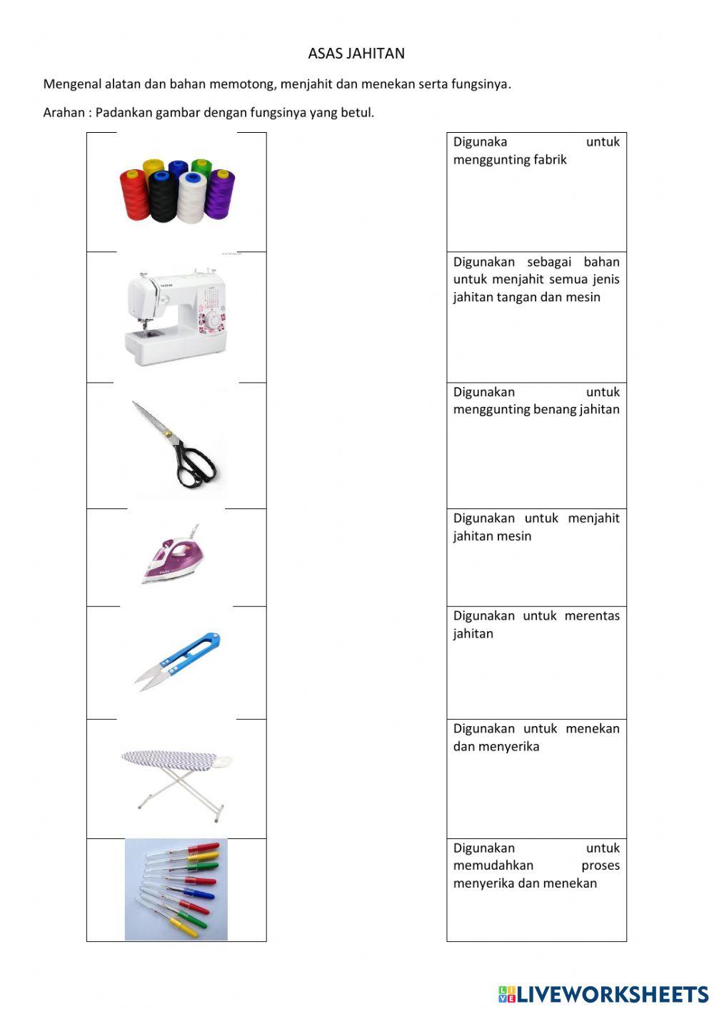 Alatan dan bahan jahitan