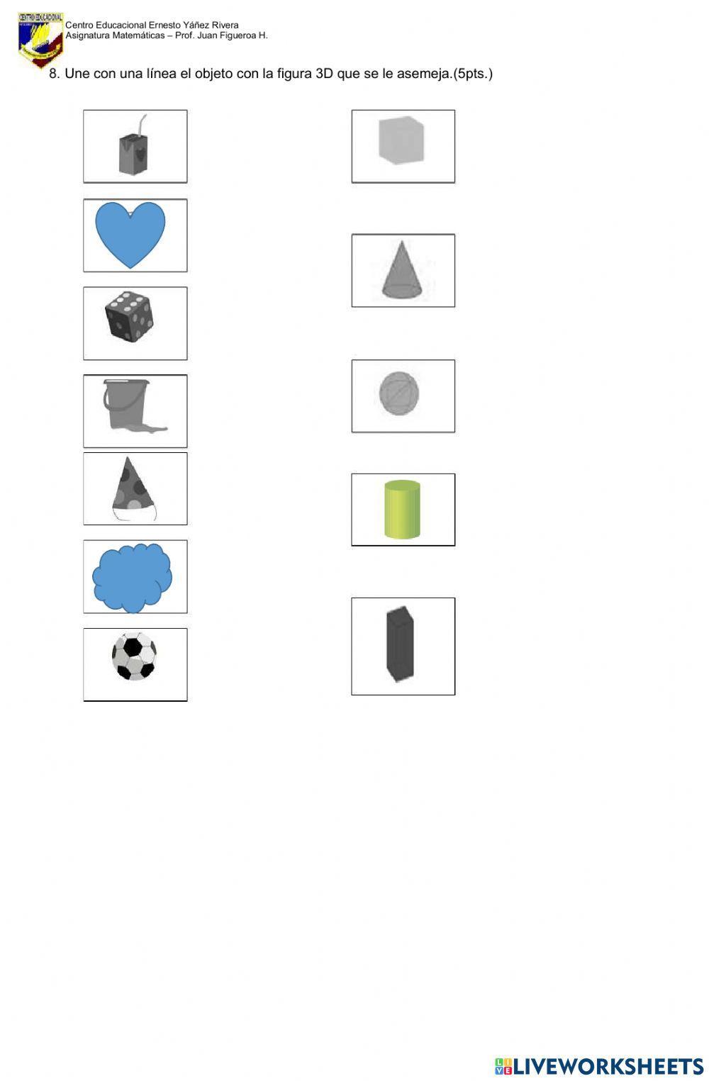 Evaluación Figuras 2D y 3D