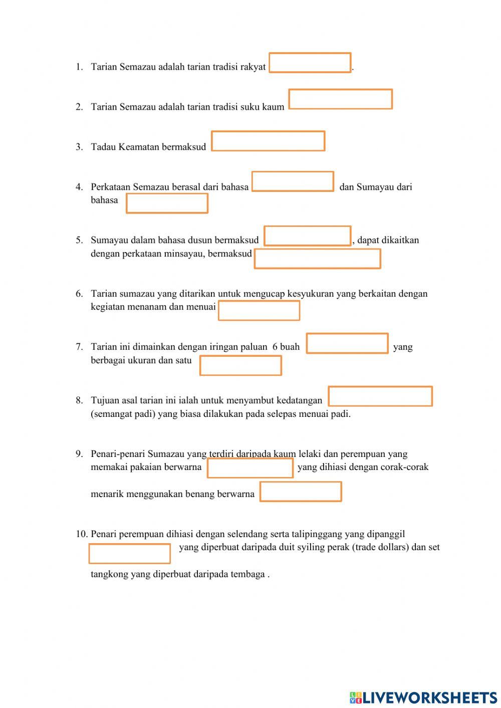 Tarian berirama (tarian sumazau)