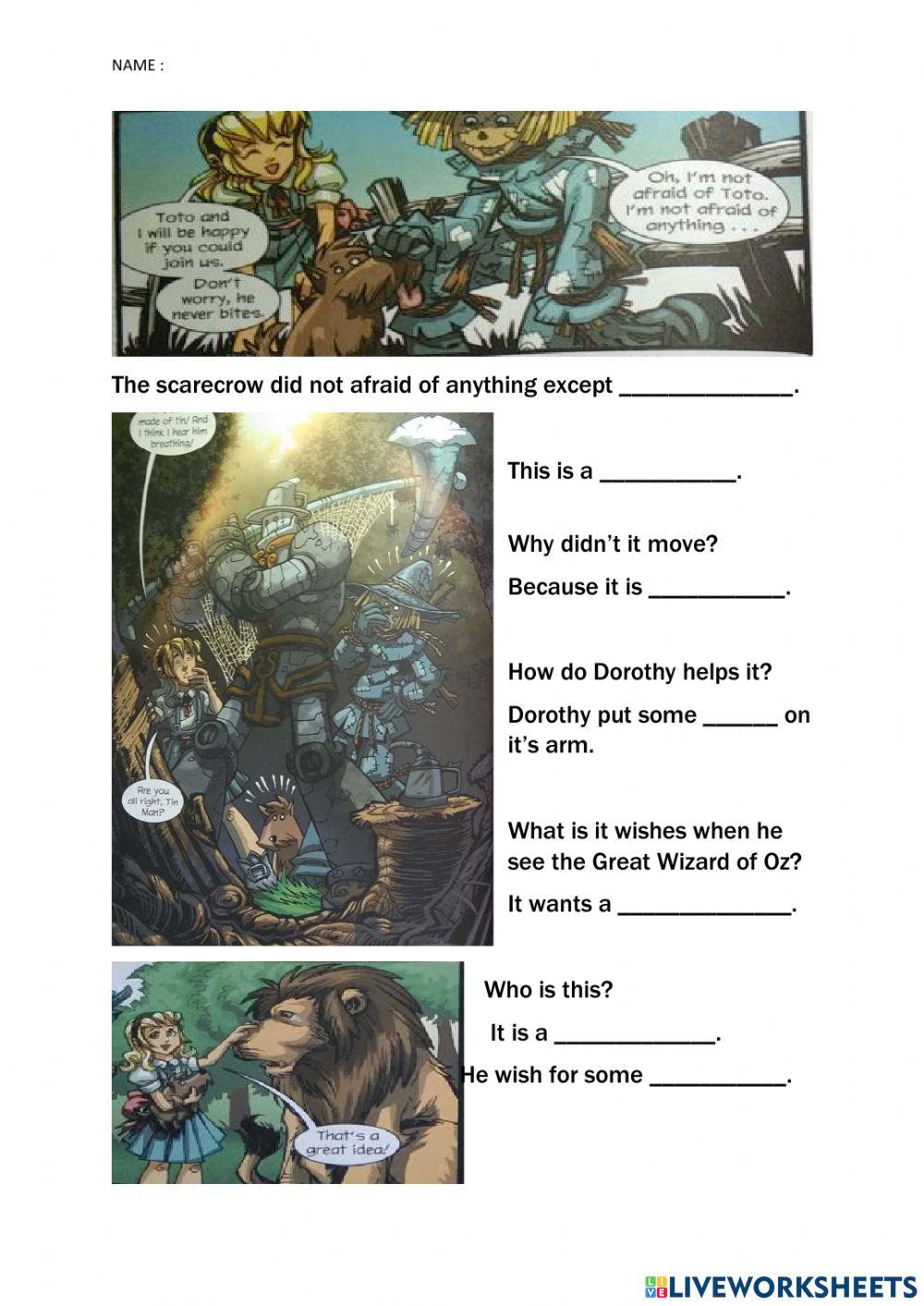 WIZARD OF OZ (Chapter 3)