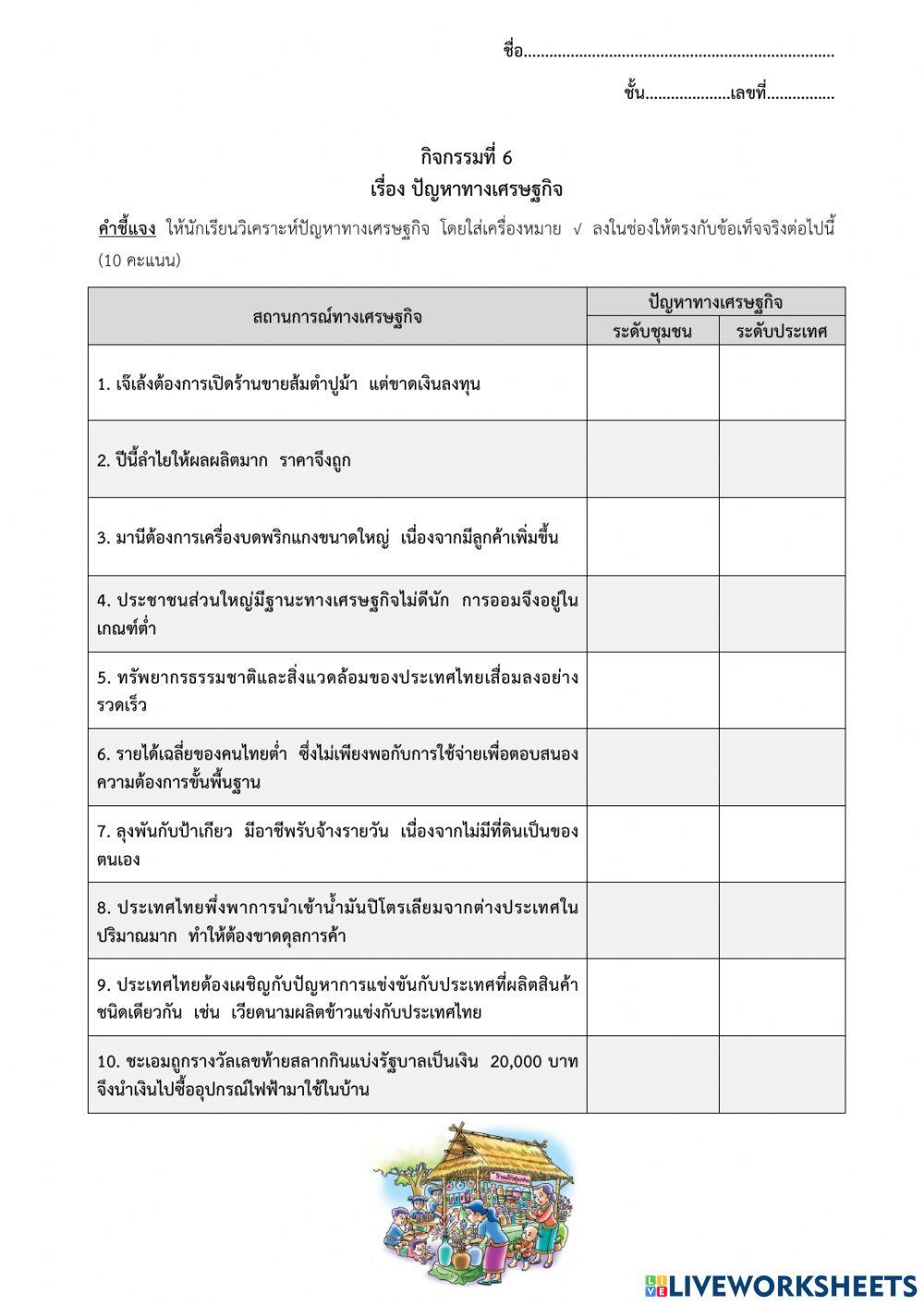 กิจกรรมที่ 6