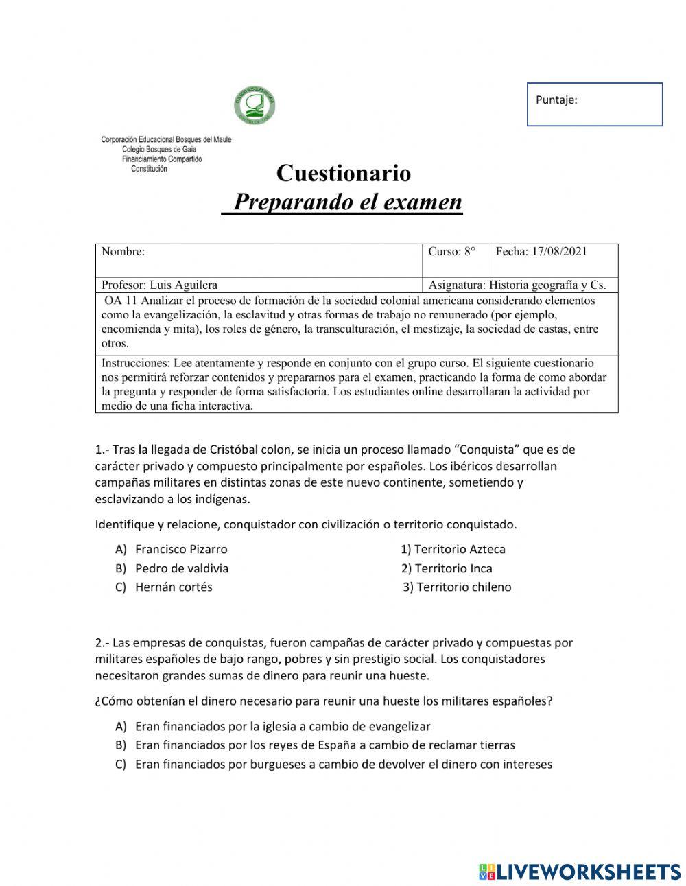 Proceso de colonización