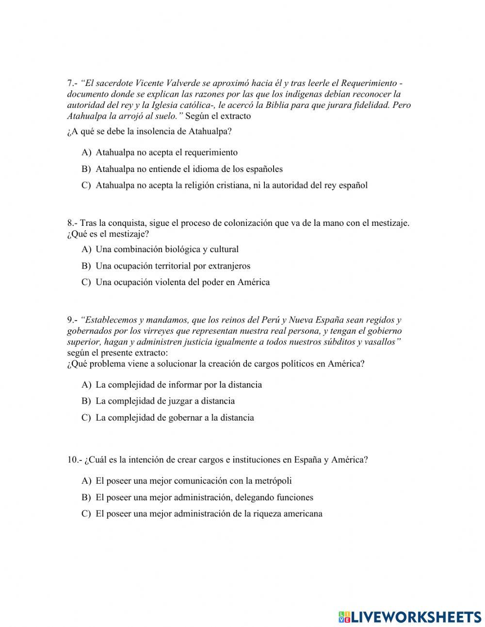 Proceso de colonización