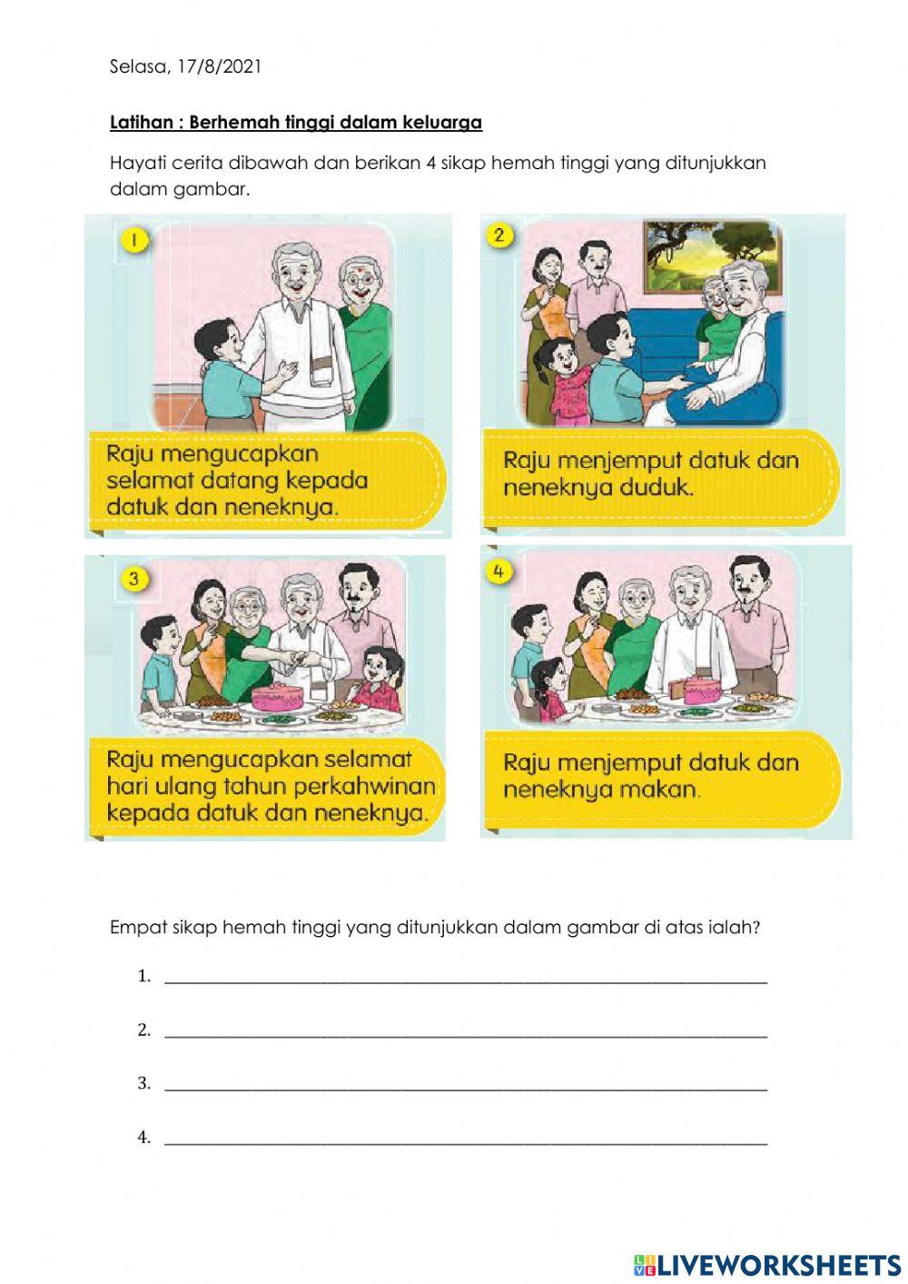 Berhemah Tinggi dalam keluarga