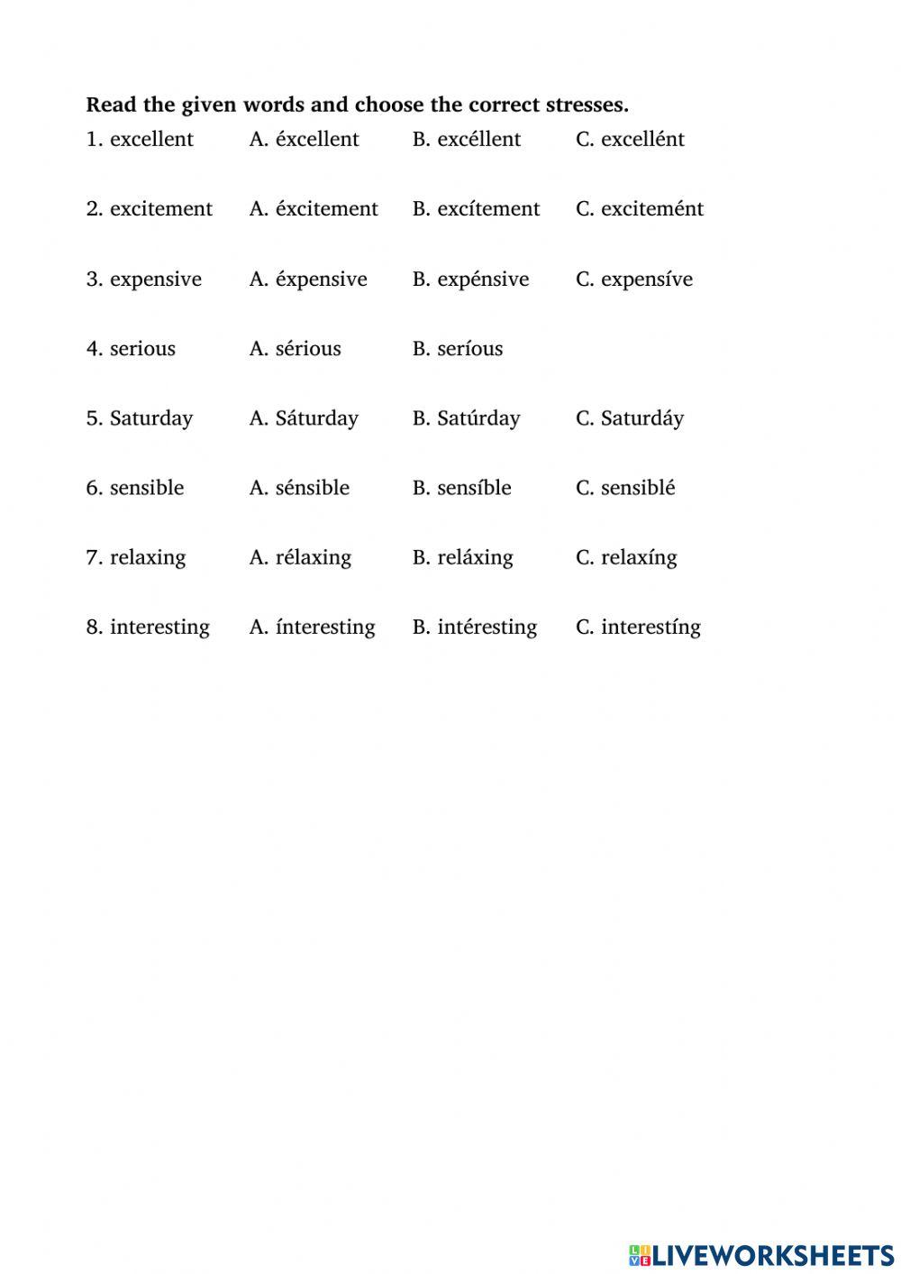 Pronunciation Pairs Unit 29