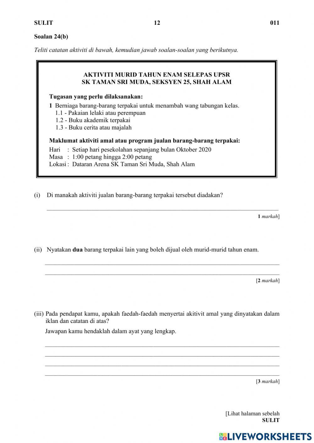 Pemahaman bahagian b (set1)