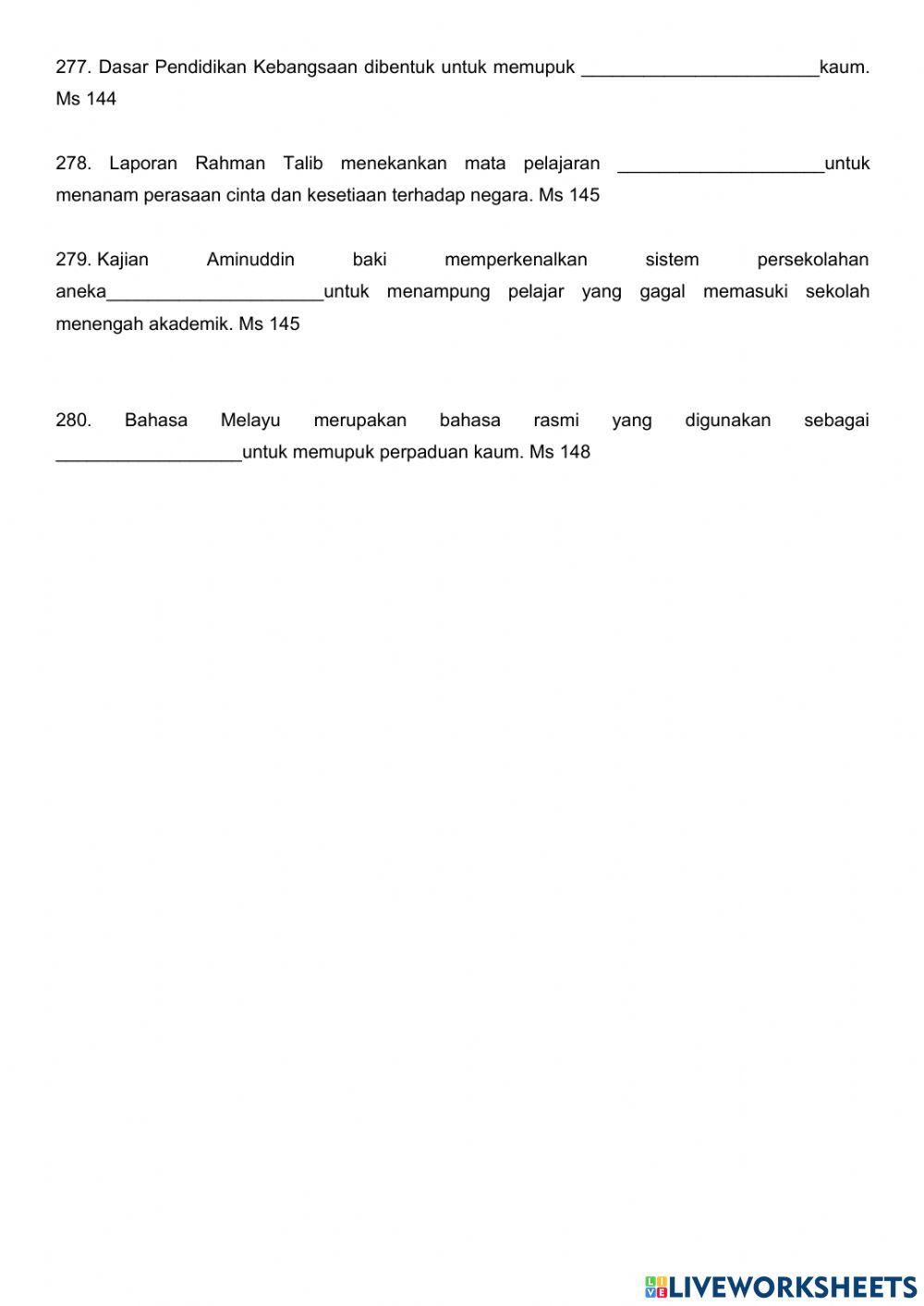 Sejarah KSSM Tingkatan 5 Bab 7